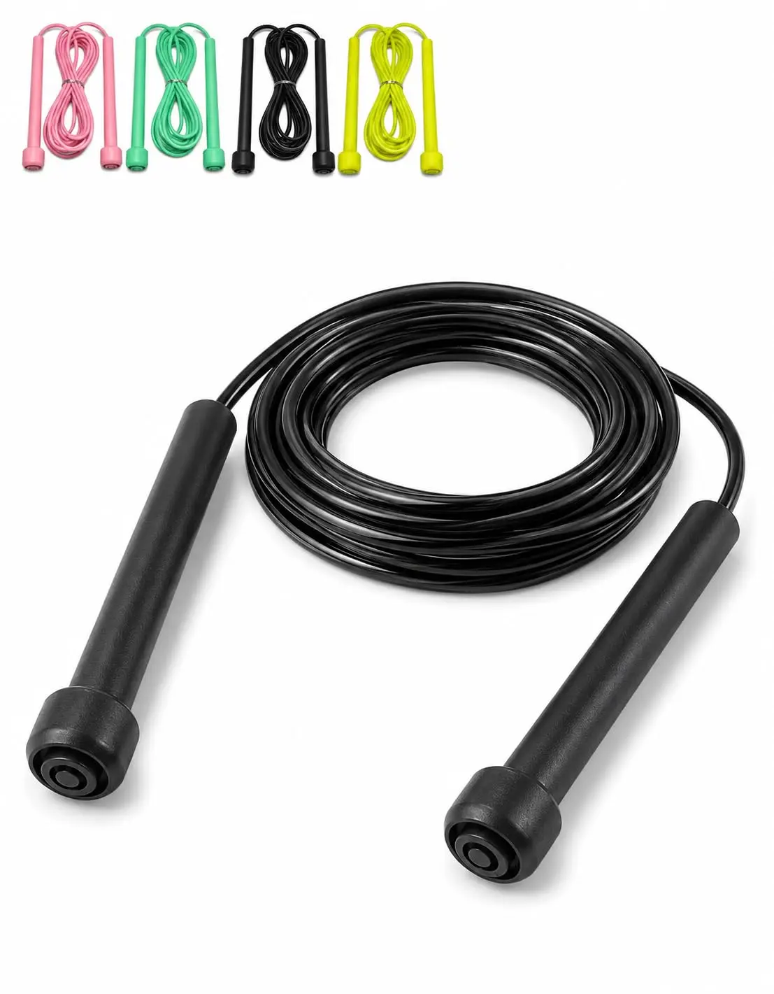 Corda de Pular Ajustável 2,65m, para Treino Funcional, Cross Training, Academia, Cardio em todo os Lugares.