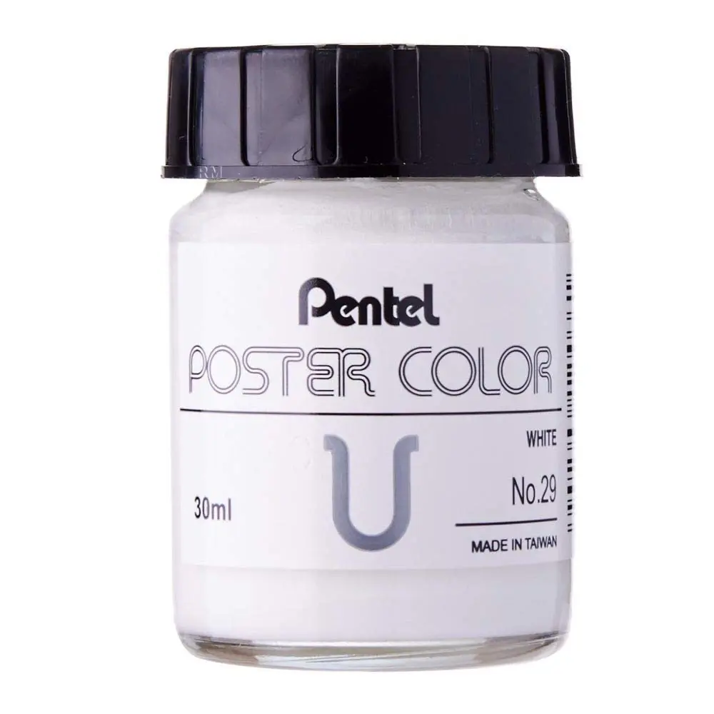 Pentel Tinta Gauche Branco WPU-T29 - 1