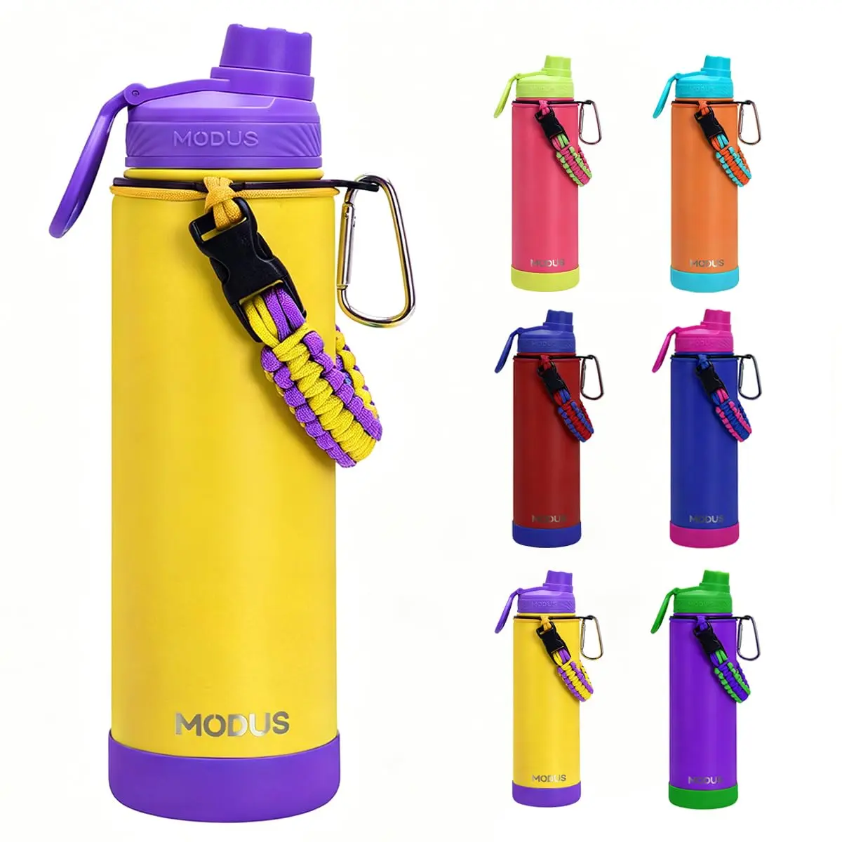 Garrafa Térmica De 304 Aço Inox De Água Manter A Vácuo 750ml (Amarelo)