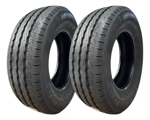 Kit 2 Pneu Carga 195/75r16c 107/105r Delinte Dv2+ 8 Lonas