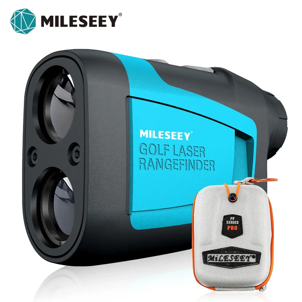 MILESEEY Laser Rangefinder 600M PF210, Medidor de Distância Profissional para Golfe, Telescópio Monocular com Ampliação de 6X para Esportes ao Ar Livre