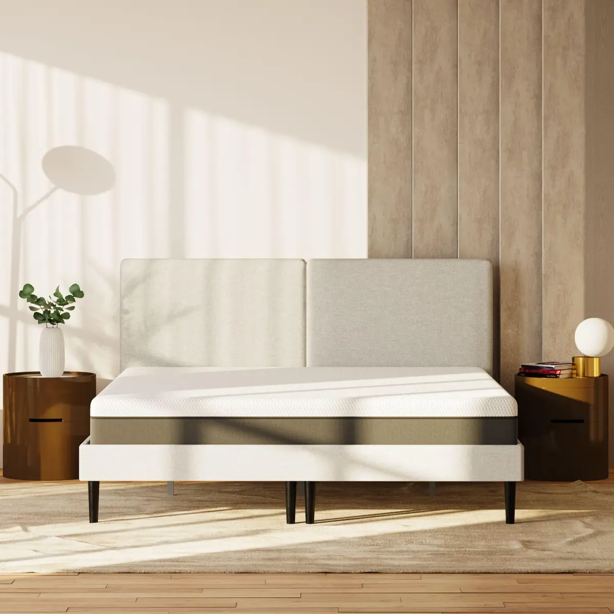 Colchão Solteiro Emma Original 25 cm - 88x188 cm, Espuma Viscoelástica 3 Camadas, Conforto Superior, Suporte para Coluna, Alta Respirabilidade, Capa Lavável, 10 Anos de Garantia, 100 Noites de Teste
