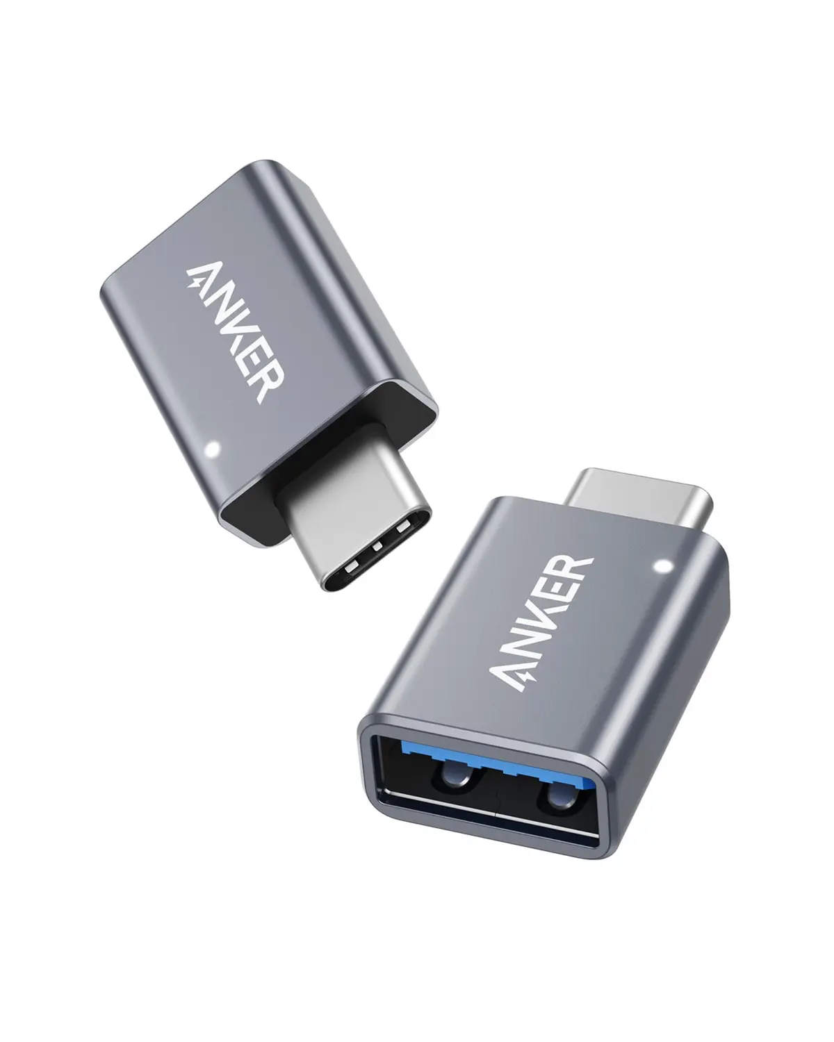 Anker Adaptador otg USB-C para USB 3.0 pacote com 2, adaptador usb tipo c | Anker Adaptador USB-C para USB 3.0 Fêmea (pacote com 2)