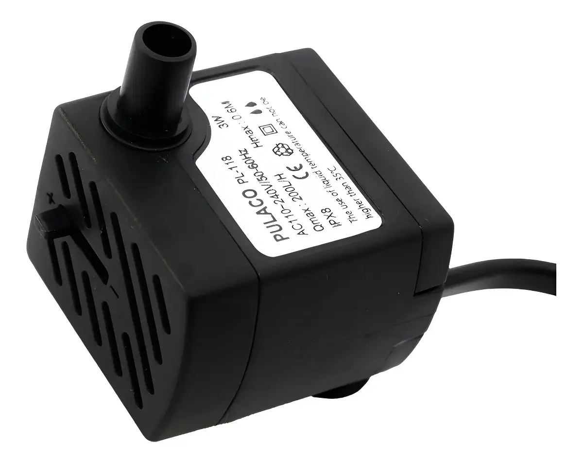 Bomba Submersa Bivolt Pulaco Para Aquário Fontes 3W