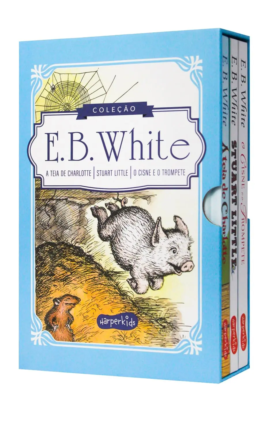 Coleção Clássicos de E.B. White | A teia de Charlotte, Stuart Little e O cisne e o trompete - 1