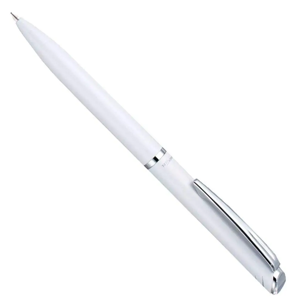 Pentel Caneta Luxo Energel High Class 0.7 mm Corpo Branco e Tinta Azul+ Estojo BL2007W-CGF - 1