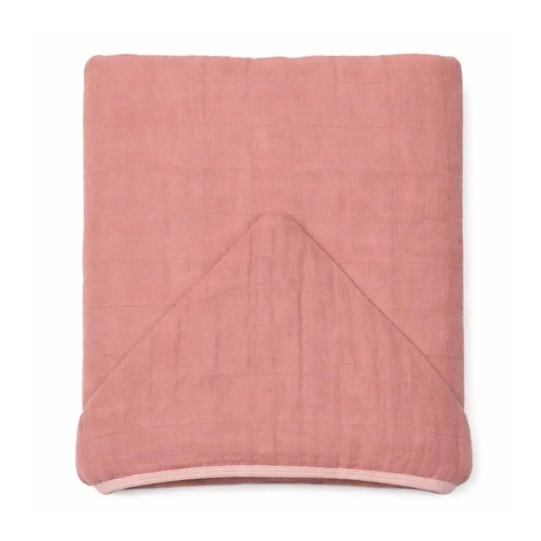 Toalha de Banho Papi Baby Soft Premium com Capuz Cores 90 cm x 70 cm 1 Unidade, Rosa Terracota