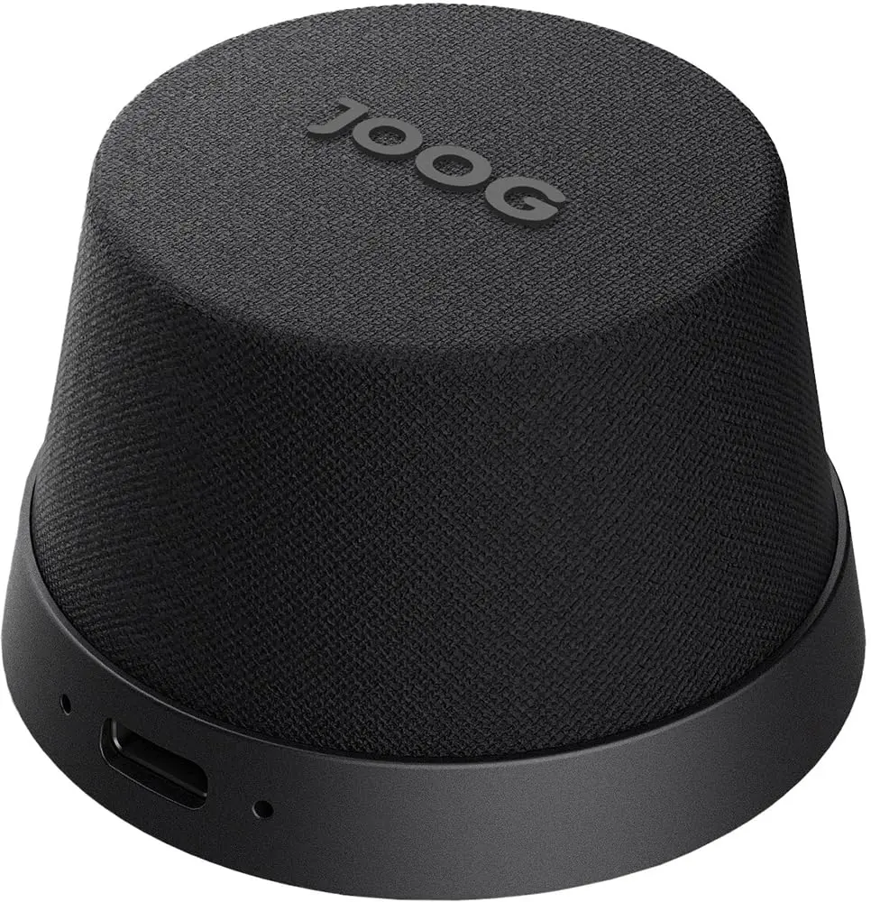 Caixa de Som Joog Mini MMS-01, Magnético Bluetooth 5.3, Portátil, Preto, 3W, 80Hz-20kHz, Estéreo, 5V, Base Magnética, ABS
