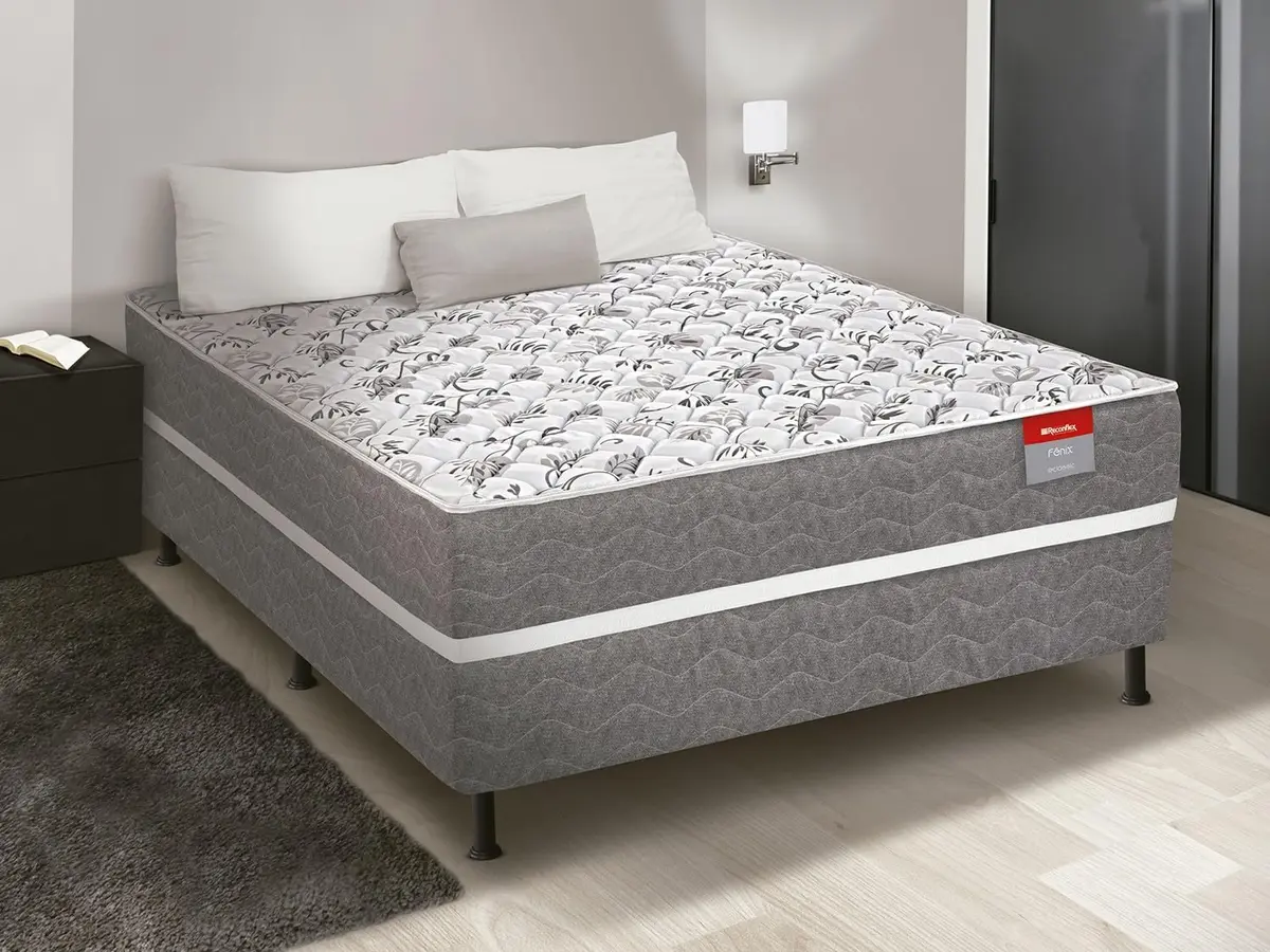 Reconflex - Cama Box Conjugada Casal Espuma 55x138x188cm Fenix