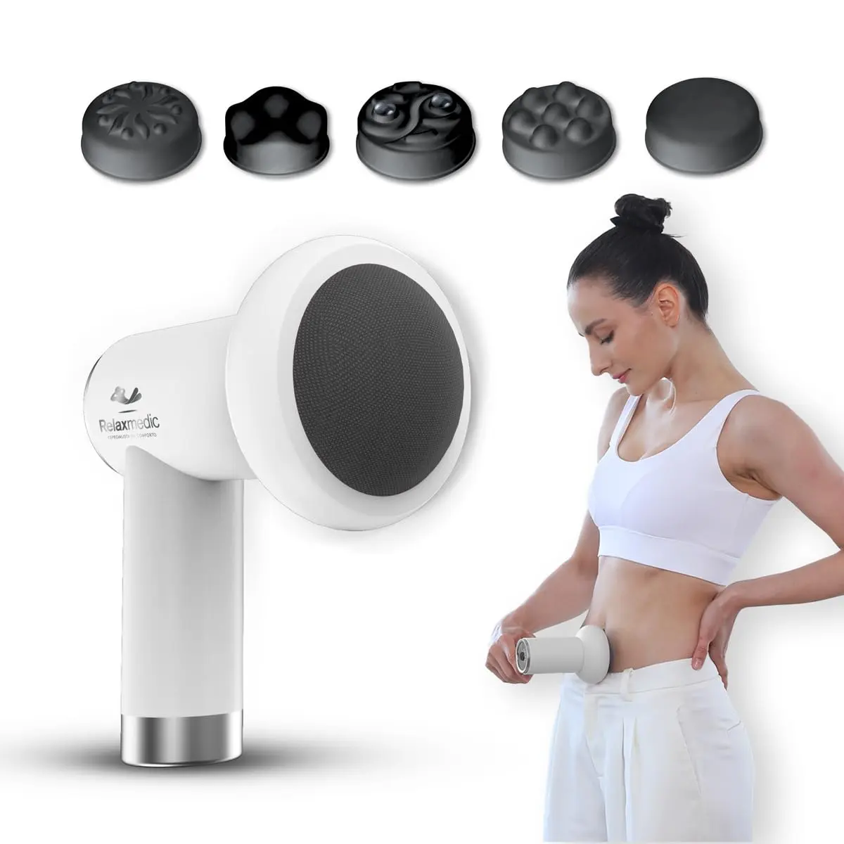 Massageador Elétrico Portátil Corporal Orbit Touch - Sem Fio