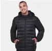 Jaqueta Puffer Daytan Forrada Capuz Removível Masculina - Preto P - 1