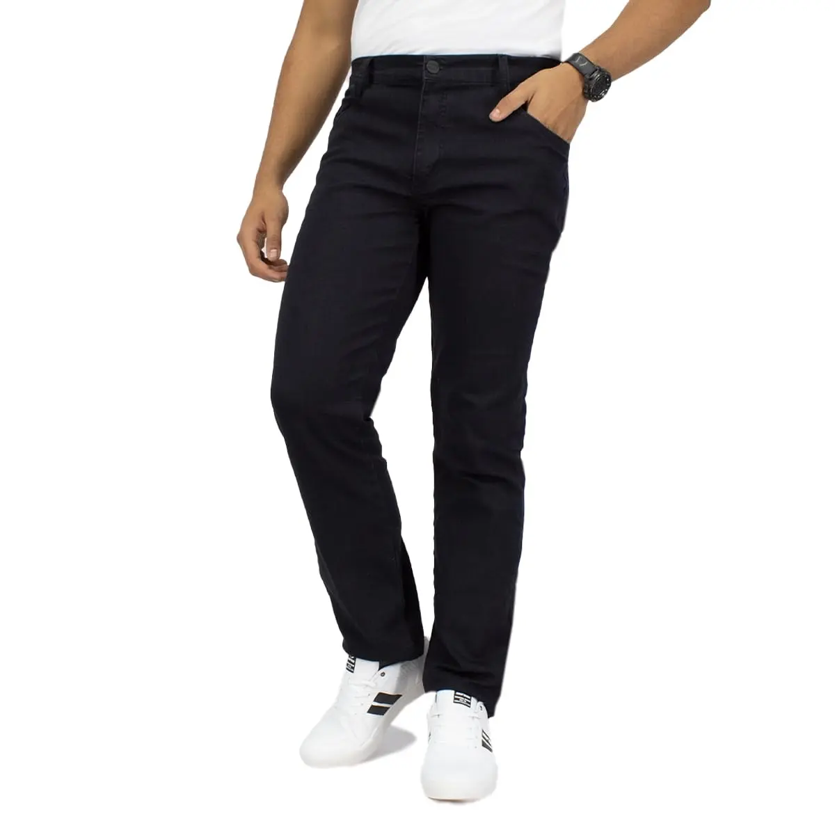 Calça Jeans Masculina Preta - 1