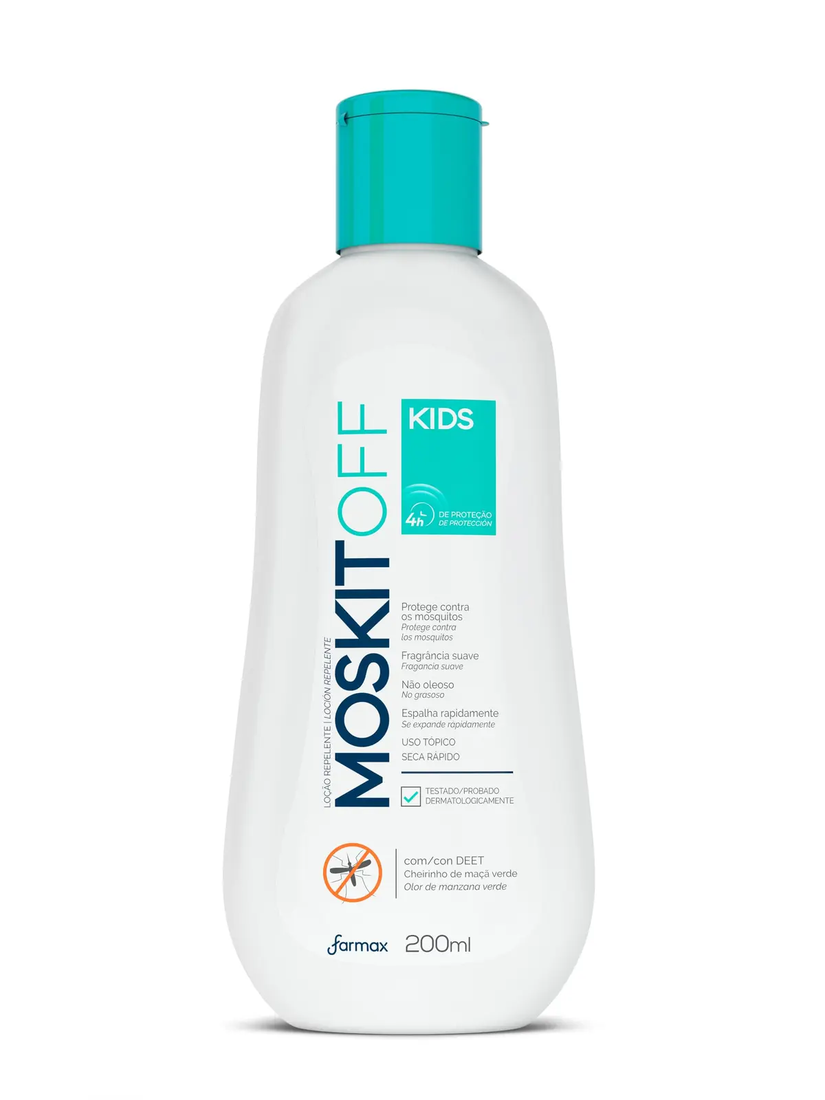 Repelente Moskitoff Kids Frasco 200ml | Proteção total contra o Aedes Aegypti