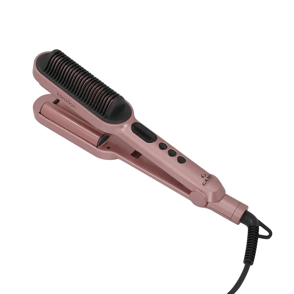 Prancha de Cabelo GA.MA Italy Keration Waver e Brush, Bivolt | Digital - 1