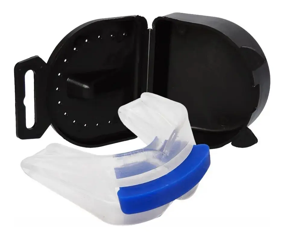 Protetor Bucal Duplo C/ Estojo (caixa) Muay Thai, Boxe, Mma Cor Transparente