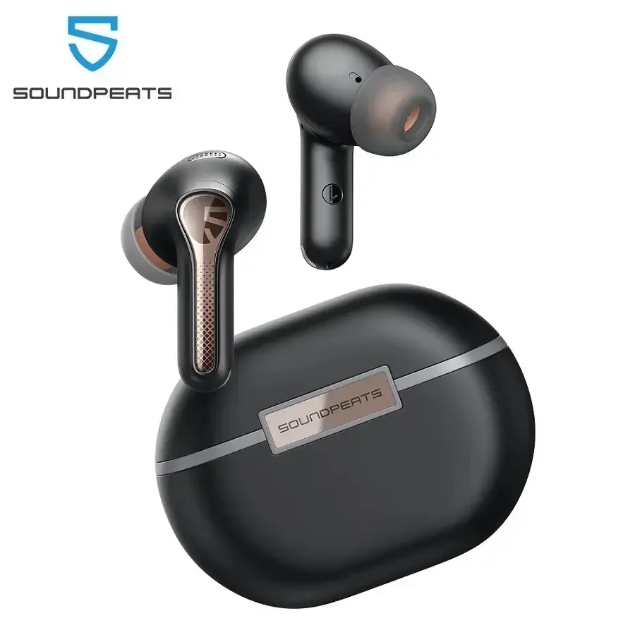 SoundPEATS Capsule 3 Pro Bluetooth 5.3 Fone de ouvido TWS True Wireless Fones de ouvido 43dB Híbrido ANC Certificado de alta resolução com código de áudio LDAC - 1