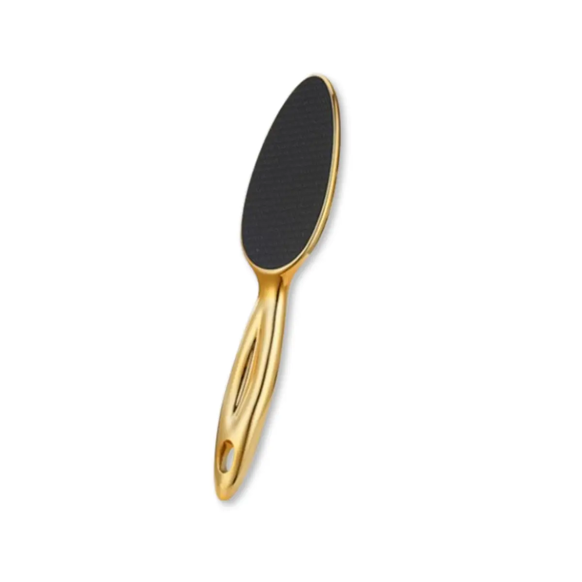 Lima para pés dourada Nano Glass para remoção de calos e pele morta – lixa para esfoliação suave, superfície de vidro microestruturado, cabo ergonômico e uso em pés secos ou molhados - 1