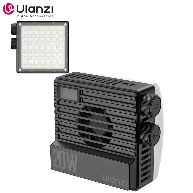 Ulanzi LE20 20W RGB Luz de bolso CRI 95 + 2500K-9000K Fotografia regulável LED Luz de vídeo para câmera DSLR Vlog Livestreaming - 1