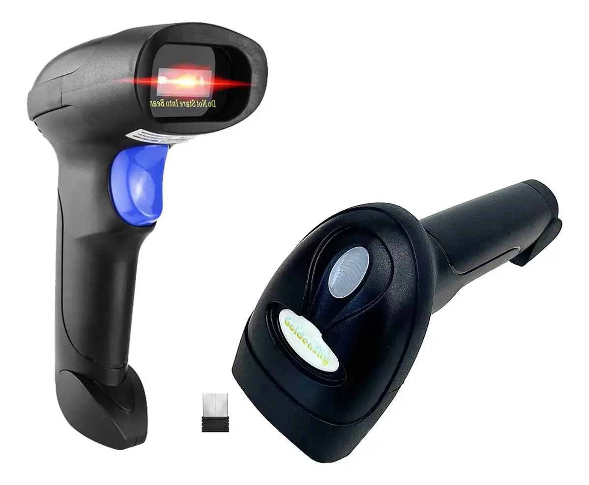 Leitor De Código De Barras QrCode Goldensky Gs-l8 Sem Fio 2d Danfe Wireless Usb