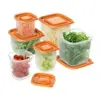 Conjunto de Potes de Plástico Laranja Continental - 6 Unidades - 1