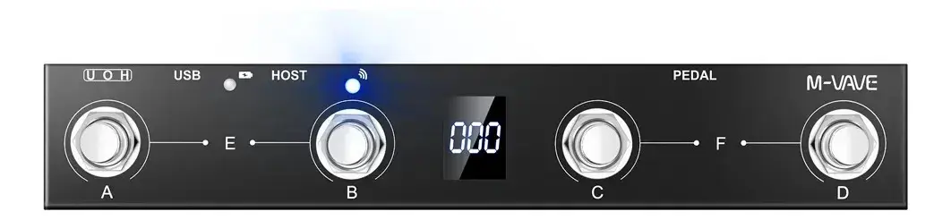 Controlador MIDI Sem Fio M-Vave Chocolate Plus 4 Teclas Bluetooth Preto thumbnail 10
