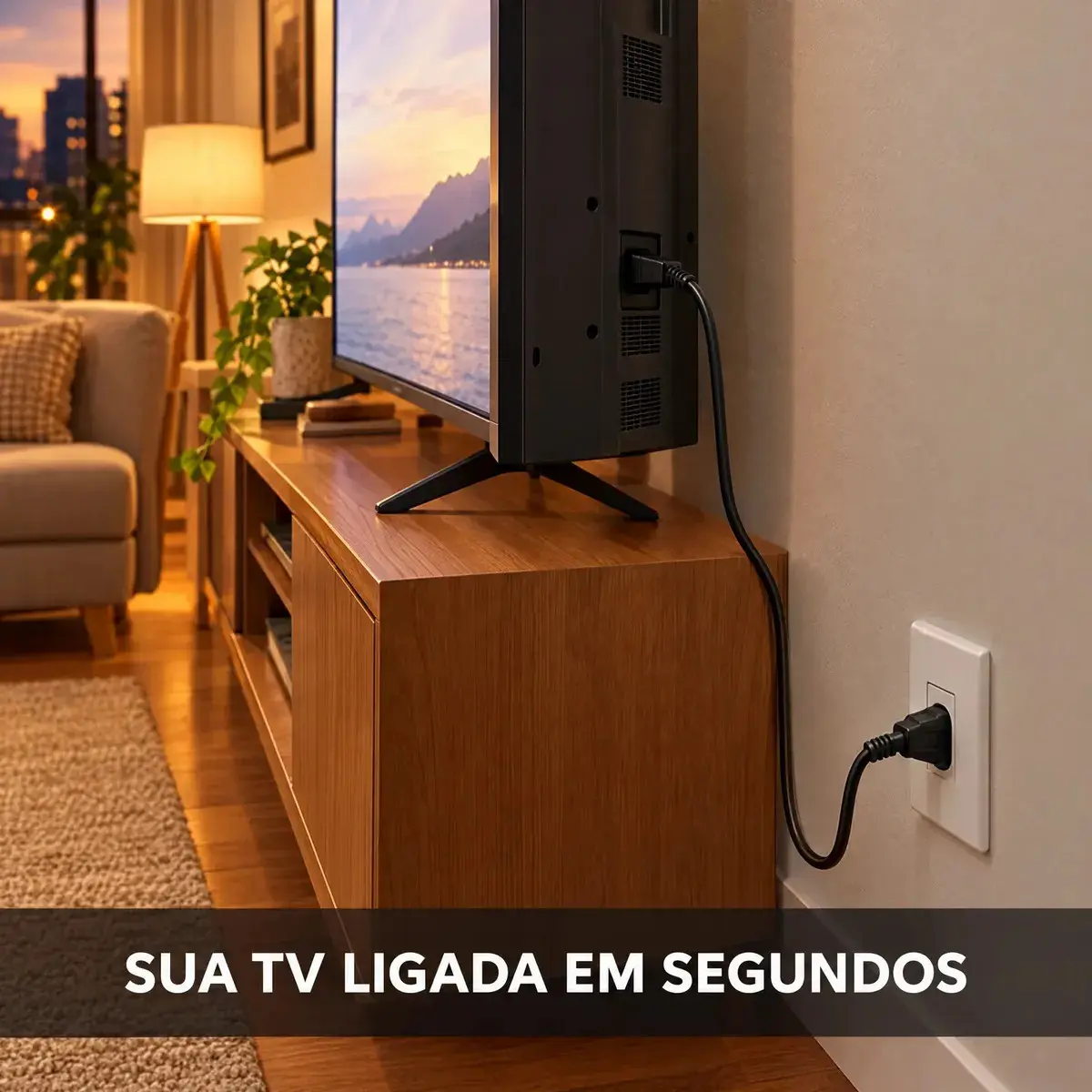 Cabo De Força Tipo 8 IEC C7 Bivolt Bipolar 1,5 metros Padrão Brasileiro Tv Notebook Monitor Videogame Fonte Energia Universal Conexão Segura Eletric Teck thumbnail 9