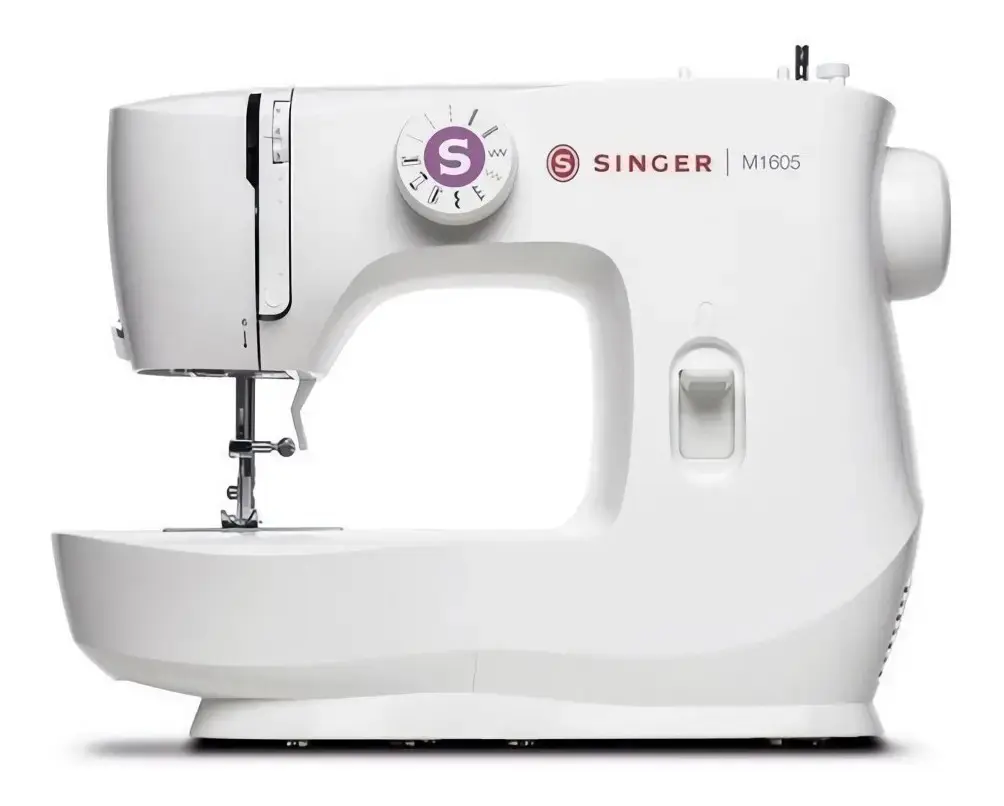 Máquina de costura reta Singer Doméstica M1605 portátil - branco