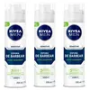 Kit com 3 Espumas de Barbear Nivea Men Sensitive 200ml Cada - 1