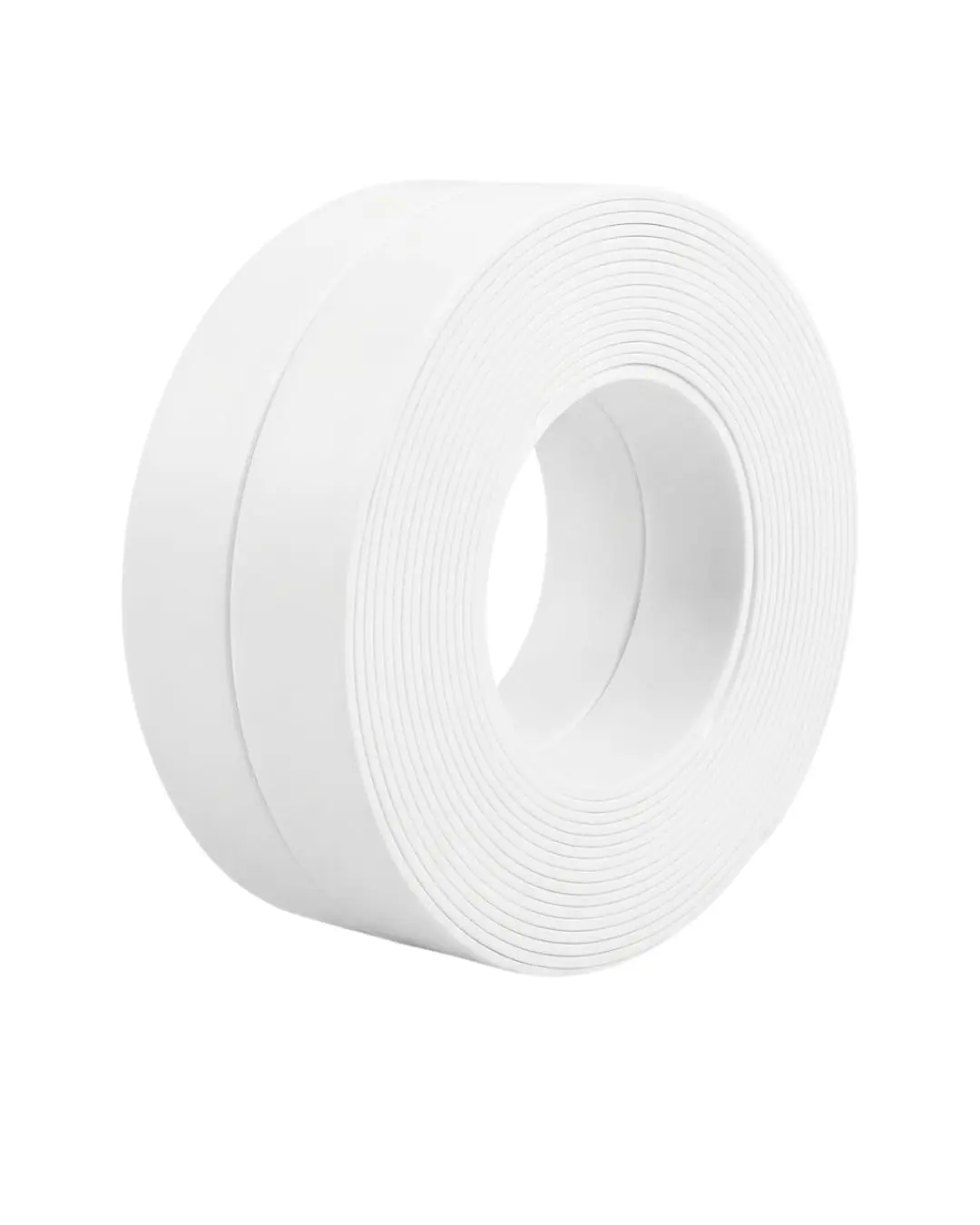Fita Vedação PVC 3m X 20mm Branca | Impermeável, Anti-mofo, Flexível, Para Pias, Banheiros, Cozinha, Box, Vaso Sanitário, Janelas, Cantos e Fogões