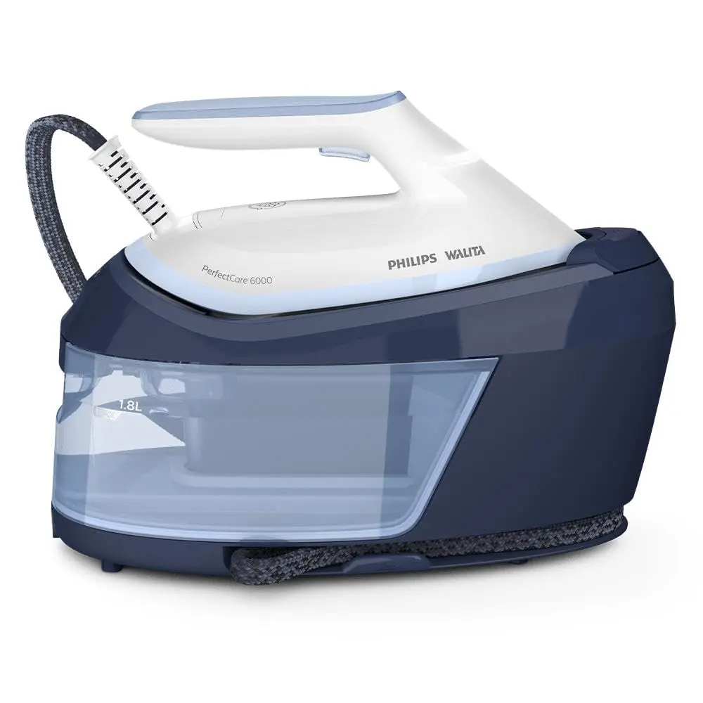 Philips Walita Ferro a Vapor PerfectCare Série 6000 2000W, Azul, 220V | Passagem Rápida e Fácil – vapor potente e constante para desamassar todos os tecidos (PSG6026/20) - 1