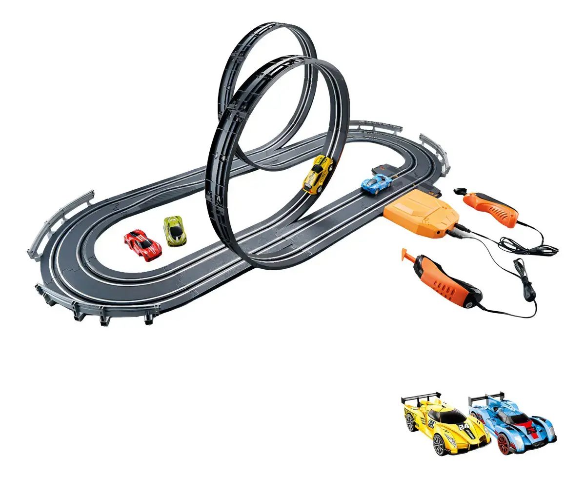 Pista Autorama Elétrica Com 3,40 Metros Double Looping thumbnail 2