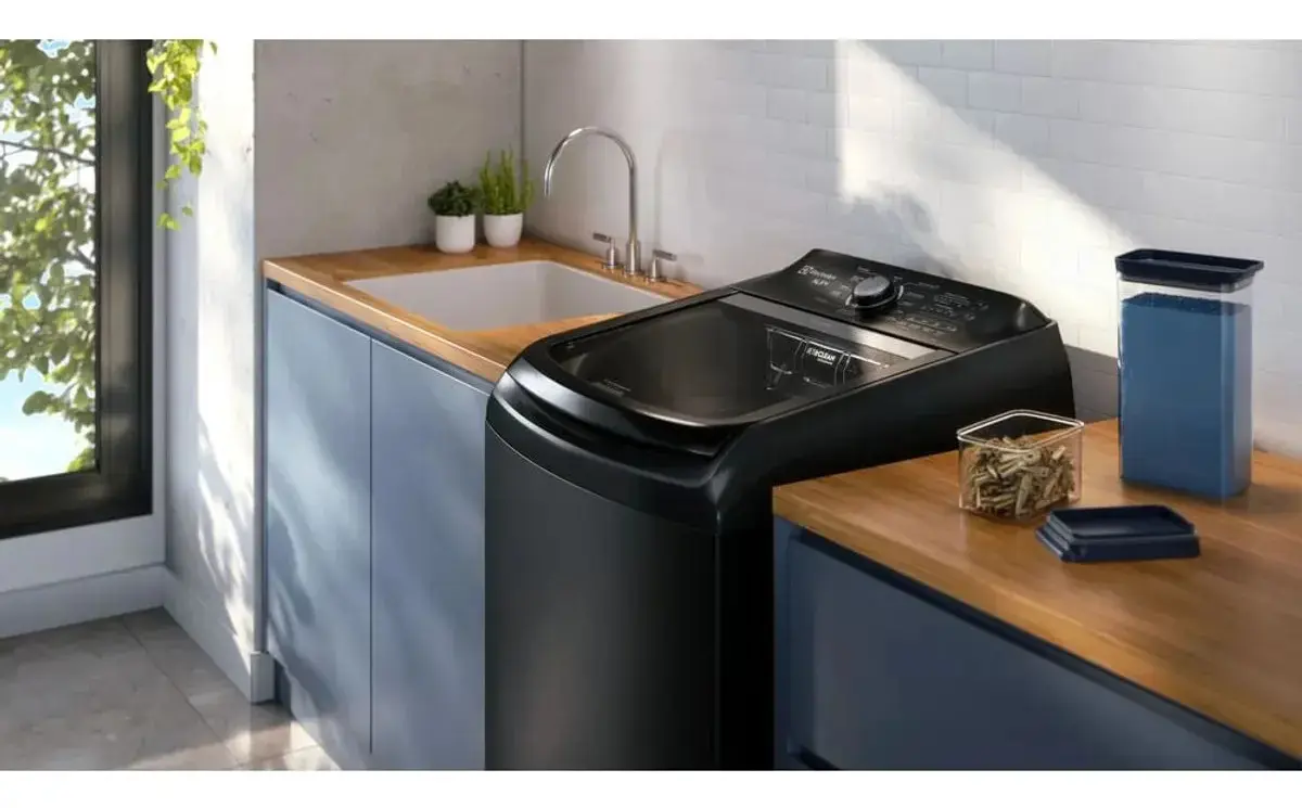 Máquina De Lavar Electrolux 14,5kg Cesto Inox Lep15 Preto thumbnail 5