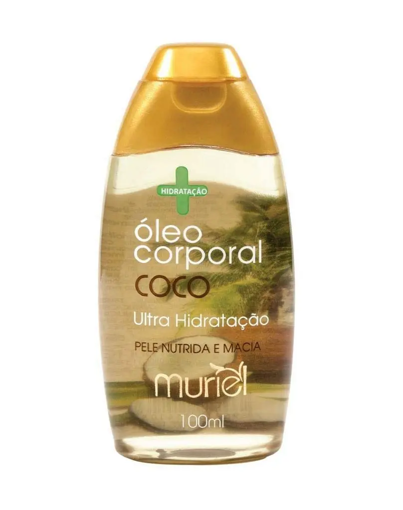 Óleo Corporal Coco 100ml, Muriel, Branco - 1