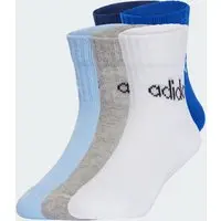 Meias Ankle Linear 5 Pares Infantis Kids adidas