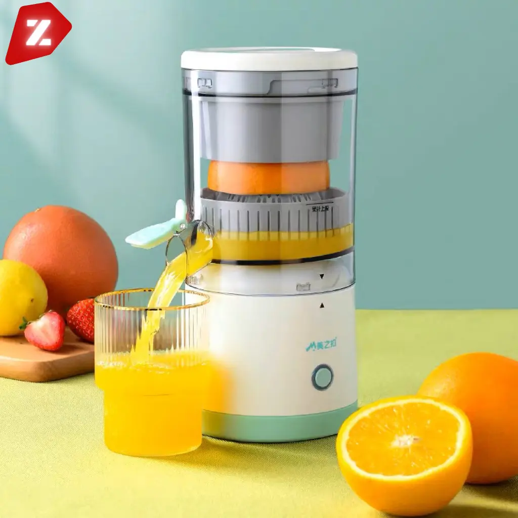 Espremedor Elétrico Industrial Inox p/ Suco de Laranja, Limão e Frutas com Copo Incluso - 1