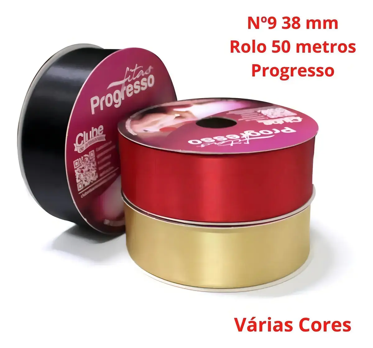 Fita De Cetim Nº 9 50 Metros X 38mm Progresso Cor 232 - Verde Menta thumbnail 2