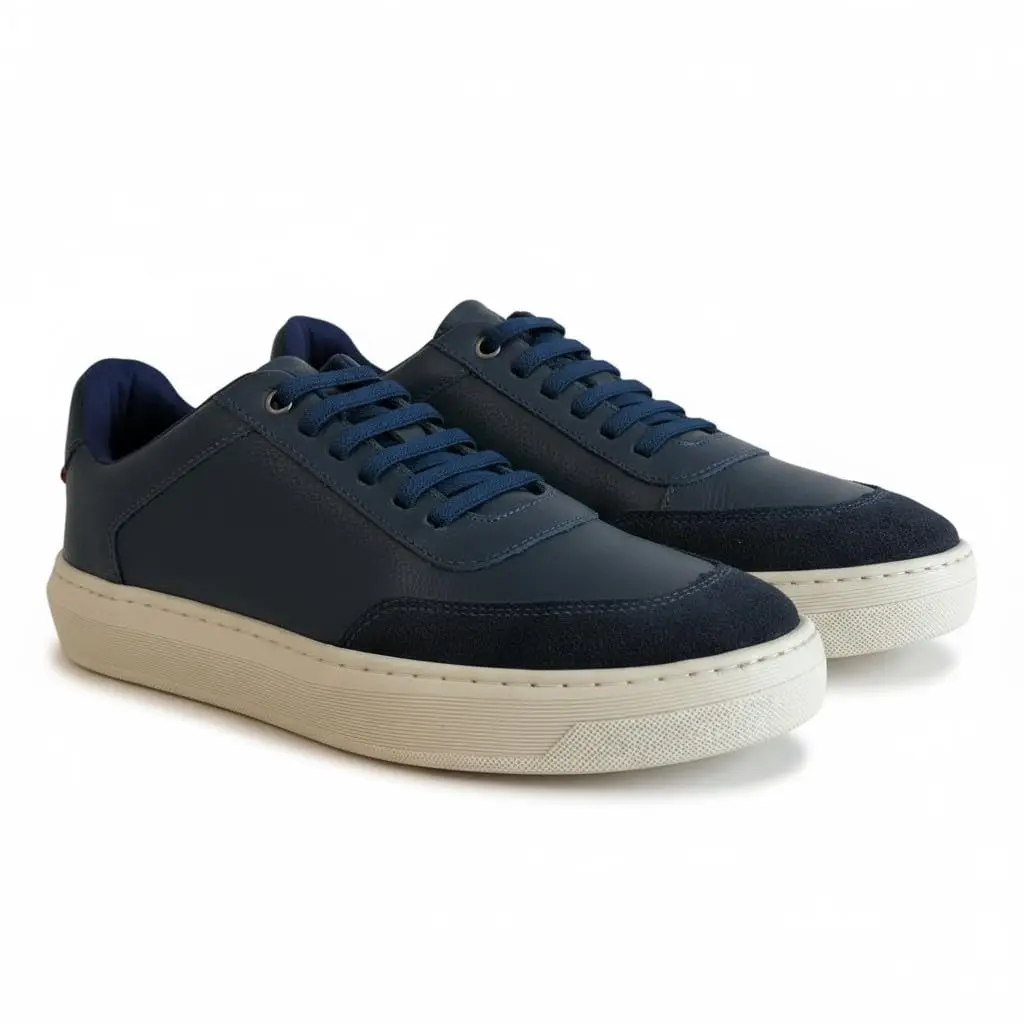 Tenis Casual e Básico Masculino Polo London Club, Cano Baixo Couro Confort Premium - 1