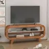 Rack Theo 1,33m p/ TV até 60 Cinamomo/Off White - 1