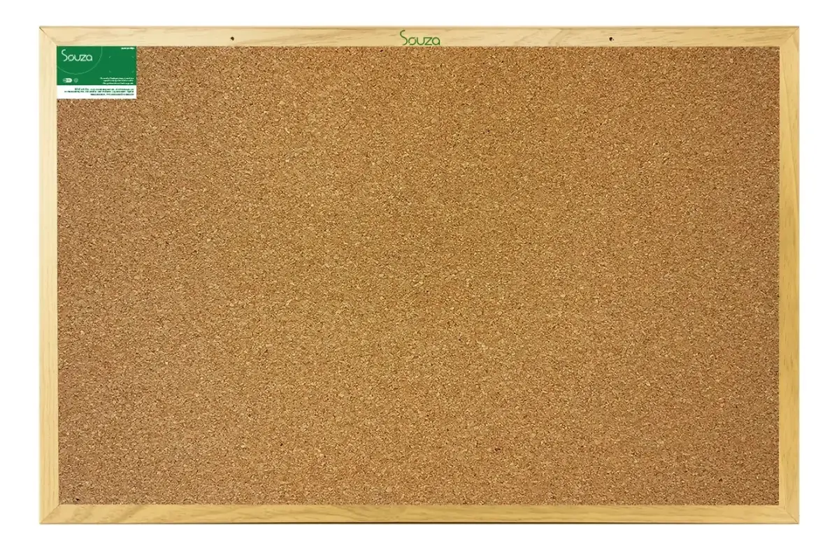 Quadro Lousa Cortiça 60x40 Cm Souza Moldura Madeira Avisos Recados Anotações Hannover Home thumbnail 6
