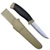 Morakniv Faca Companion de lâmina fixa para ambientes externos com lâmina de aço inoxidável Sandvik, 10 cm - 1