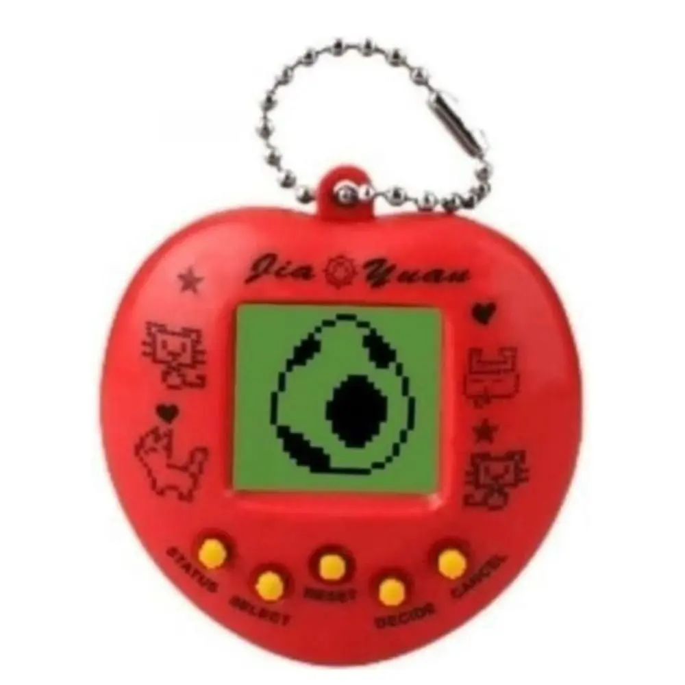Brinquedo Virtual Tamagoch com 168 Animais, Interativo e Educativo com Tela LCD Colorida (Vermelho)