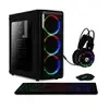 Skill Gaming PC Gamer AMD 6-Core CPU 3.8Ghz 8GB (Placa de vídeo Radeon R5 2GB) SSD 120GB Kit Gamer Skill, Preto - 1
