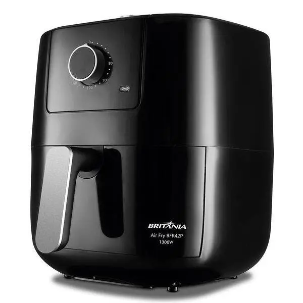 Fritadeira Air Fryer Britânia Bfr42p 3l 1300w Preto Com Timer - 1