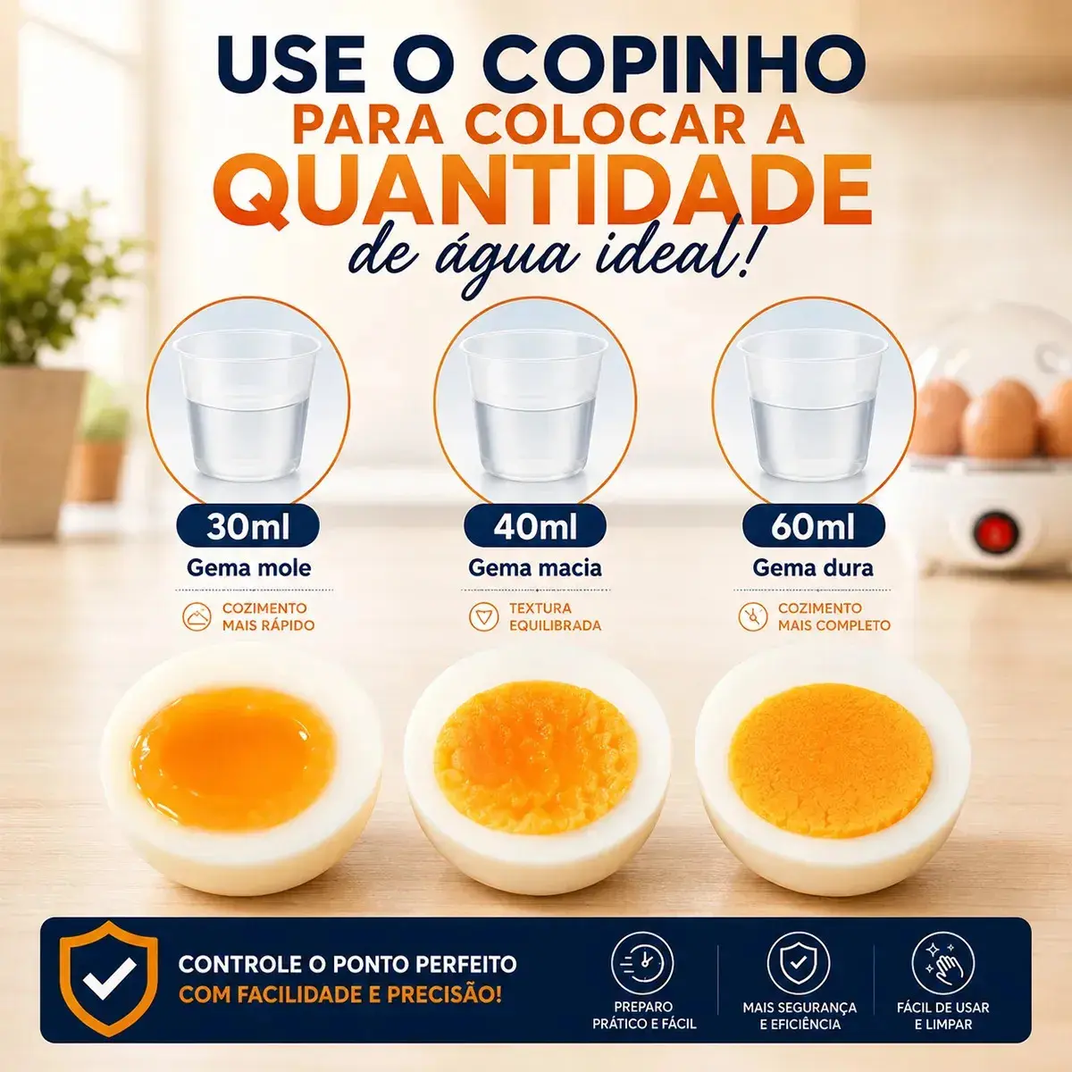 Cozedor De Ovos Automático Panela A Vapor Elétrica Legumes Elétrica Portátil Prático Rápido 7 Ovos Em 5min Micgeek thumbnail 3