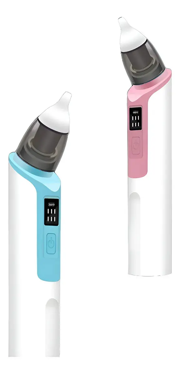 Sugador Aspirador Nasal Elétrico Nariz Ouvido Criança Bebe Cor Rosa