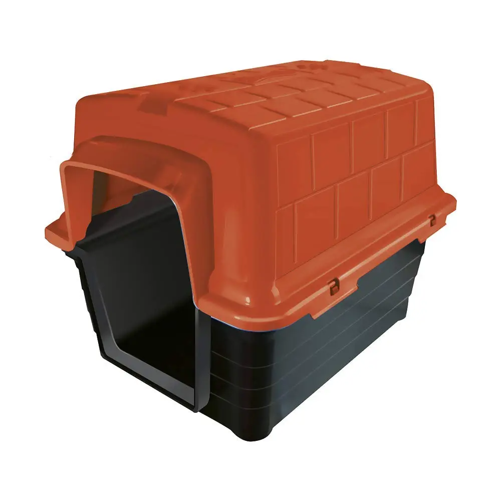 Furacão Pet Casinha Plástica N5.0 Vermelha Para Cães - 1