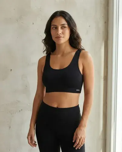Top Canelado Fitness Academia Sem Costura Selene - 1
