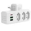 Qualidade Premium - Régua de Energia 3 Tomadas 2 entradas USB e 1 Tipo-C - 1