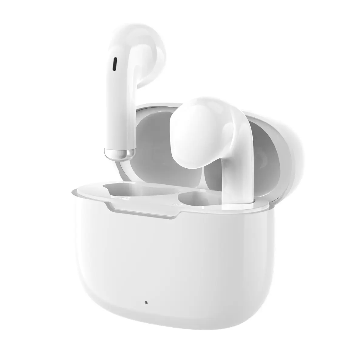 Fone de Ouvido Bluetooth 5.3, Graves Potentes, Drivers de 13mm, 14H de Reprodução, Resistência à Água, Fone sem fio tws (branco)