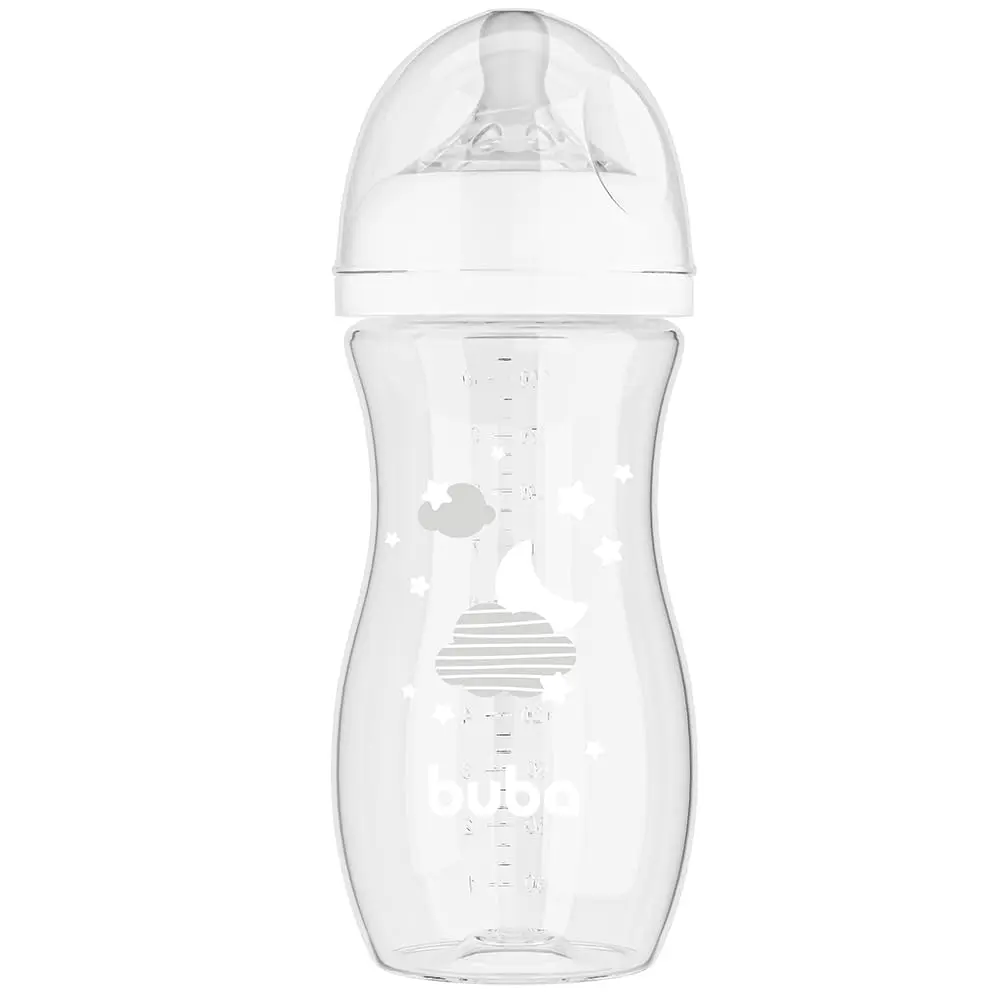 Buba, Mamadeira Easy Flow Nuvem Branca 330ml